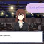 Devlog 1: Anti-romance and interactive rejection